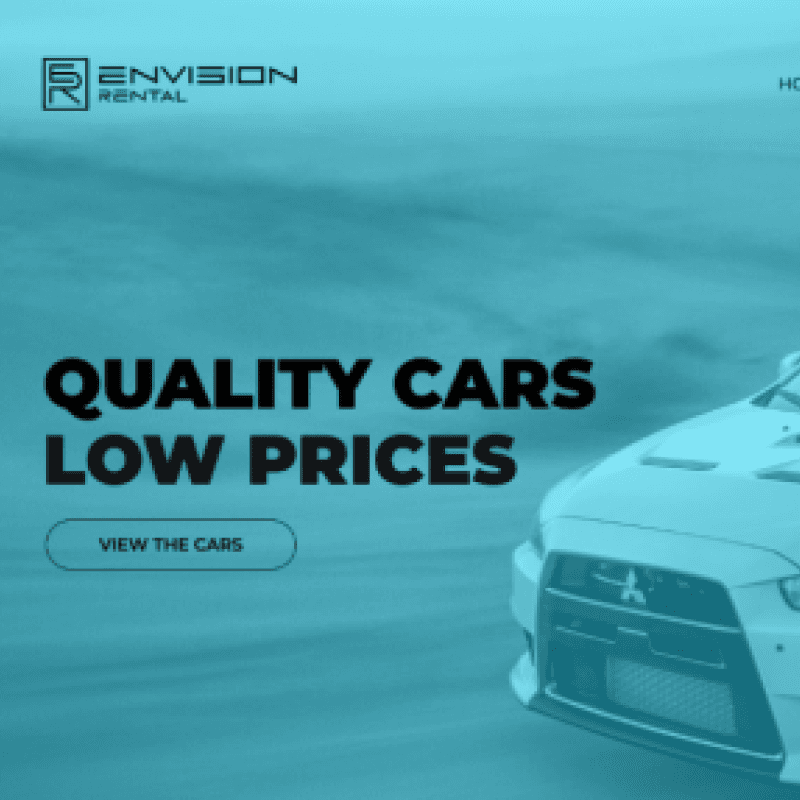 Envision Motors website design