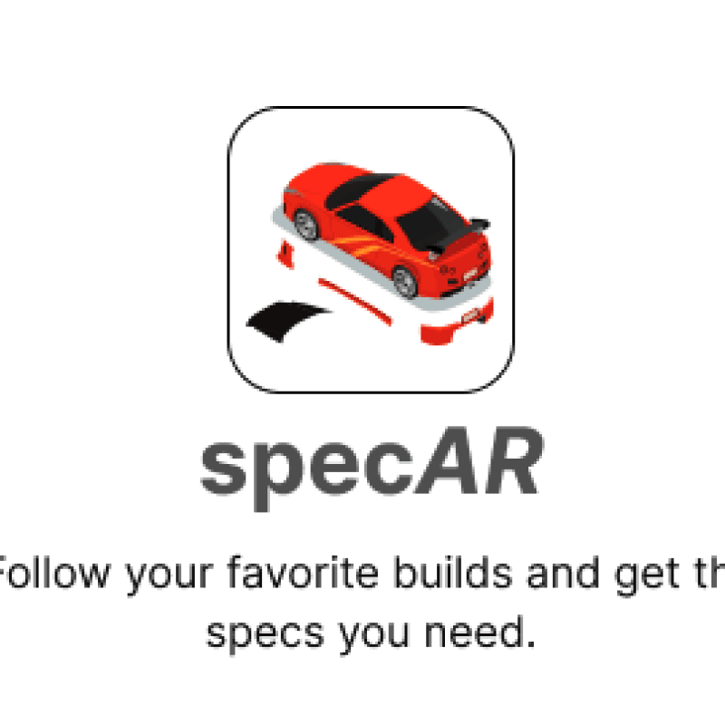 specAR automotive app branding