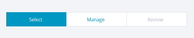 Validated navigation clarifying the current step and what comes next